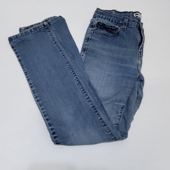 Levis 505 Straight Leg Denim Jeans Women's 8L- W29 L34 Classic Fit Faded Denim - Picture 6 of 8